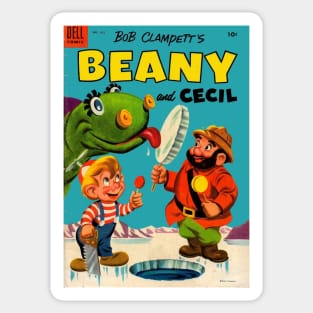 Beany and Cecil Comic Book Vintage Authentic Style Sticker